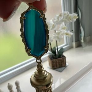 Kendra Scott Blue Agate Everly Necklace